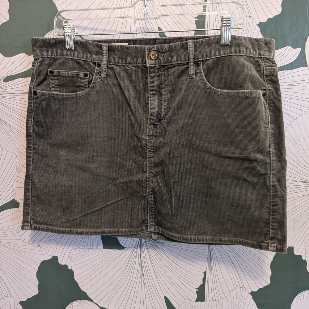 Gap corduroy mini skirt